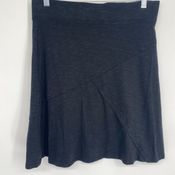 Toad&Co Skirt Women Small Black Outdoor Active Hiking Gorpcore Knit Asymmetrical - Picture 1 of 7